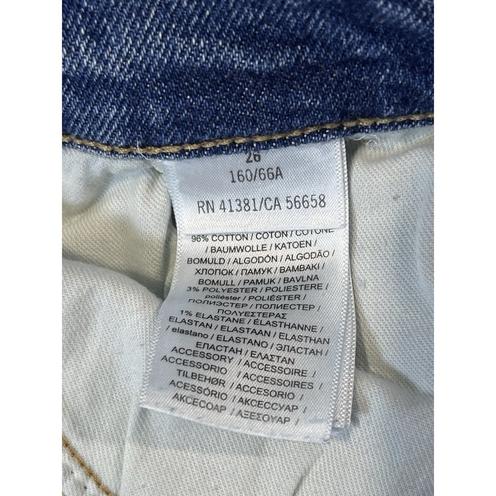 Polo Ralph Lauren Jeans Womens 26 Blue Denim Med Wash Tompkins Mid Rise Skinny - Picture 9 of 11